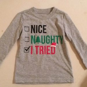 NWOT Carters Christmas Shirt